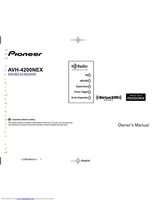 Pioneer AVH4200NEX Car Audio System Operating Manual